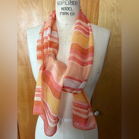 Anne Klein Vibrant Striped Scarf - Picture 1 of 2